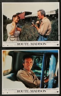4r414 BRIDGES OF MADISON COUNTY 8 French LCs '95 Clint Eastwood directs & stars w/Meryl Streep!