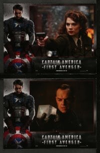 4r518 CAPTAIN AMERICA: THE FIRST AVENGER 6 French LCs '11 Chris Evans, Jones, cool cast images!