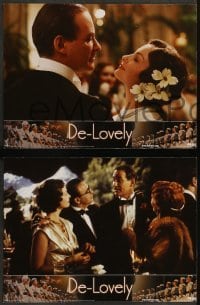 4r525 DE-LOVELY 6 French LCs '04 Kevin Kline & Ashley Judd in the Cole Porter biography!
