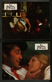 4r394 DUCHESS & THE DIRTWATER FOX 9 French LCs '76 cool images of Goldie Hawn & George Segal