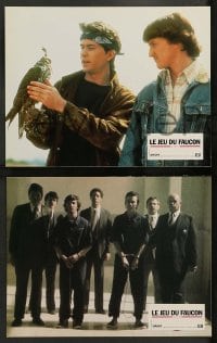 4r345 FALCON & THE SNOWMAN 12 French LCs '85 Sean Penn, Timothy Hutton, John Schlesigner directed!