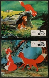 4r380 FOX & THE HOUND 10 French LCs R1988 2 friends who didn't know they were supposed to be enemies