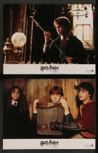 4r439 HARRY POTTER & THE CHAMBER OF SECRETS 8 French LCs '02 Daniel Radcliffe, Emma Watson, Grint