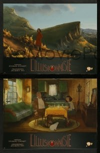 4r446 ILLUSIONIST 8 French LCs '10 cool images from Sylvian Chomet's L'illusionniste!