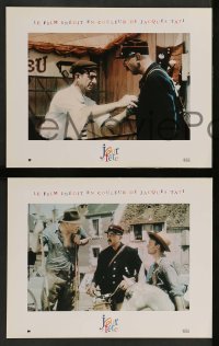 4r452 JOUR DE FETE 8 French LCs R95 Jour de fete, director & star Jacques Tati, great images!