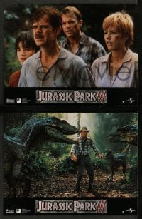 4r350 JURASSIC PARK 3 12 French LCs '01 Sam Neill, William H. Macy, cool dinosaur images!