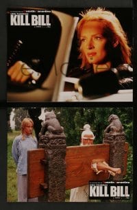 4r385 KILL BILL: VOL. 2 10 French LCs '04 cool images of Uma Thurman, David Carradine, Tarantino!