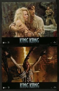 4r351 KING KONG 12 French LCs '05 Peter Jackson directed, sexy Naomi Watts, Brody, giant ape!