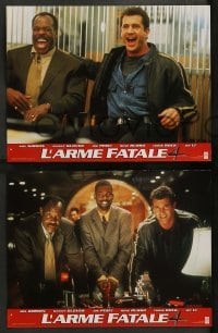 4r459 LETHAL WEAPON 4 8 French LCs '98 Mel Gibson, Danny Glover, Joe Pesci, sexy Rene Russo!