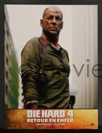 4r547 LIVE FREE OR DIE HARD 6 French LCs '07 Timothy Olyphant, great images of Bruce Willis!