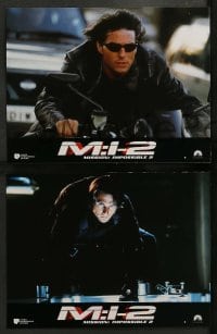 4r358 MISSION IMPOSSIBLE 2 12 French LCs '00 Tom Cruise, sequel directed by John Woo!
