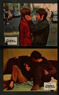 4r329 PANIC IN NEEDLE PARK 18 style B French LCs '71 Al Pacino & Winn are heroin addicts in love!