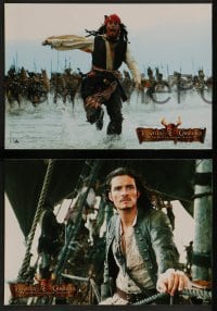 4r556 PIRATES OF THE CARIBBEAN: DEAD MAN'S CHEST 6 French LCs '06 Depp, Orlando Bloom, Knightley!