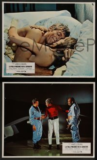 4r559 PRESIDENT'S ANALYST 6 style A French LCs '68 great images of psychiatrist James Coburn!