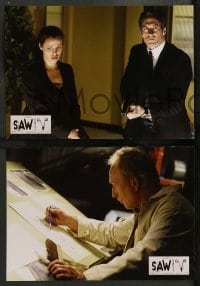 4r507 SAW IV 7 French LCs '07 Tobin Bell, Halloween blood drive, different images!