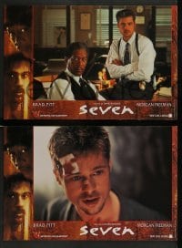 4r366 SEVEN 12 French LCs '95 David Fincher, Morgan Freeman, Brad Pitt!