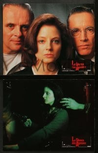 4r388 SILENCE OF THE LAMBS 10 French LCs '91 Jodie Foster, Anthony Hopkins, Scott Glenn!