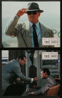 4r371 TWO JAKES 12 French LCs '91 cool images of Jack Nicholson, sexy Madeleine Stowe!