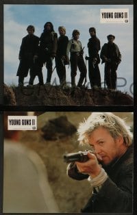 4r400 YOUNG GUNS II 9 French LCs '91 Emilio Estevez, Christian Slater & Keifer Sutherland!