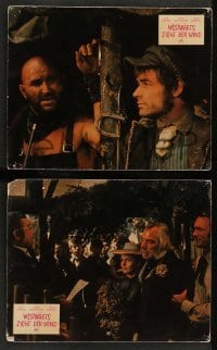 4r027 PAINT YOUR WAGON 4 German LCs '69 Clint Eastwood, Lee Marvin & pretty Jean Seberg!