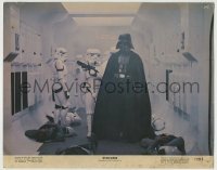 4s892 STAR WARS color 11x14 still '77 George Lucas classic sci-fi, Darth Vader & Stormtroopers!