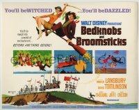 4s054 BEDKNOBS & BROOMSTICKS TC '71 Walt Disney, Angela Lansbury, great fantasy cartoon art!