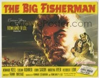 4s060 BIG FISHERMAN TC '59 great Joseph Smith artwork of Howard Keel, Susan Kohner & John Saxon!