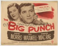 4s062 BIG PUNCH TC '48 Gordon MacRae, Wayne Morris, Lois Maxwell, boxing!