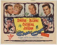 4s084 CAN-CAN TC '60 Frank Sinatra, sexy Shirley MacLaine & Maurice Chevalier, Louis Jourdan!