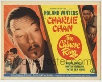 4s090 CHINESE RING TC '48 great close up of Asian detective Roland Winters, Mantan & Sen Young!