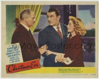 4s579 CHRISTMAS EVE LC #2 '47 Reginald Denny gives advice to George Brent & Joan Blondell!