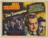 4s102 COURAGEOUS DR. CHRISTIAN TC '40 Jean Hersholt fights an epidemic, Tom Neal, Dorothy Lovett!