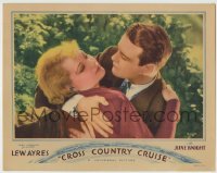 4s592 CROSS COUNTRY CRUISE LC '34 romantic c/u of Lew Ayres about to kiss sexy blonde June Knight!