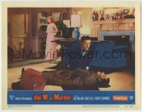 4s012 DIAL M FOR MURDER LC #1 '54 Alfred Hitchcock, Grace Kelly watches Ray Milland by dead Dawson!