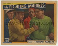 4s636 FIGHTING MARINES chapter 1 LC '35 Warner Richmond, Richard Alexander, Human Targets, color!
