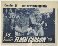 4s638 FLASH GORDON chapter 5 LC R40s Buster Crabbe, Priscilla Lawson, Frank Shannon, Destroying Ray