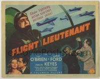 4s150 FLIGHT LIEUTENANT TC '42 Pat O'Brien, Glenn Ford, lightning action scorches perilous skies!