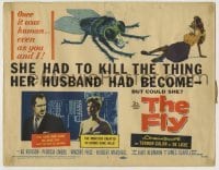 4s151 FLY TC '58 classic sci-fi, she had to kill the thing her husband had become, but could she!
