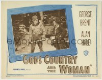 4s660 GOD'S COUNTRY & THE WOMAN LC #8 R48 Beverly Roberts watches George Brent with sledgehammer!
