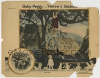 4s676 HELEN'S BABIES LC '24 Clara Bow in convertible prepares to catch falling Baby Peggy, rare!