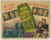 4s186 HOW GREEN WAS MY VALLEY TC '41 John Ford classic starring Maureen O'Hara & Walter Pidgeon!