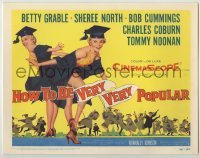 4s187 HOW TO BE VERY, VERY POPULAR TC '55 art of sexy students Betty Grable & Sheree North!