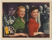 4s697 I'LL GET BY LC #2 '50 best smiling portrait of pretty June Haver & Gloria DeHaven!