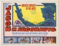 4s201 JASON & THE ARGONAUTS TC '63 special effects by Ray Harryhausen, cool art of colossus!