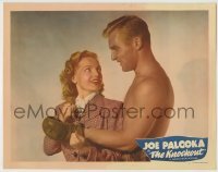 4s704 JOE PALOOKA IN THE KNOCKOUT LC #2 '47 Joe Kirkwood as boxer Joe Palooka & pretty Elyse Knox!