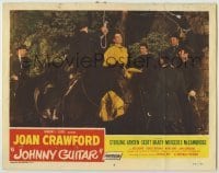 4s706 JOHNNY GUITAR LC #8 '54 Mercedes McCambridge watches Joan Crawford about to be hung!