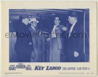 4s712 KEY LARGO LC #3 R53 upset Humphrey Bogart & Edward G. Robinson, John Huston film noir!