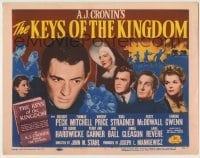 4s211 KEYS OF THE KINGDOM TC R54 great montage of Gregory Peck, Vincent Price, and top cast!