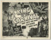 4s217 KING OF THE CARNIVAL TC '55 Republic serial in 12 chapters, cool circus montage!