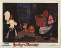 4s718 LADY & THE TRAMP LC R72 Walt Disney classic cartoon, most classic spaghetti scene!